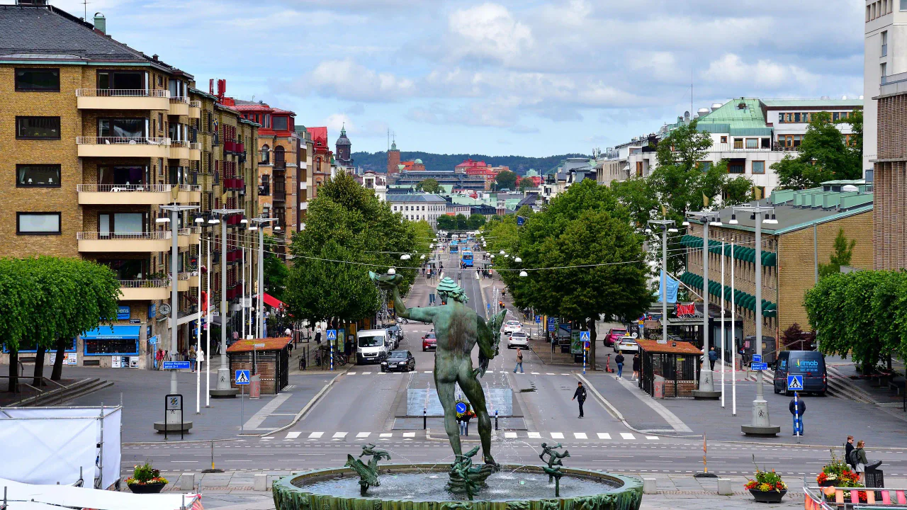Göteborg haven en stad in Zweden