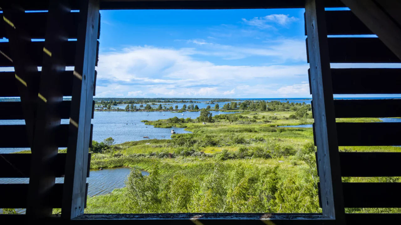 Landschap van de Kvarkenarchipel tussen Finland en Zweden