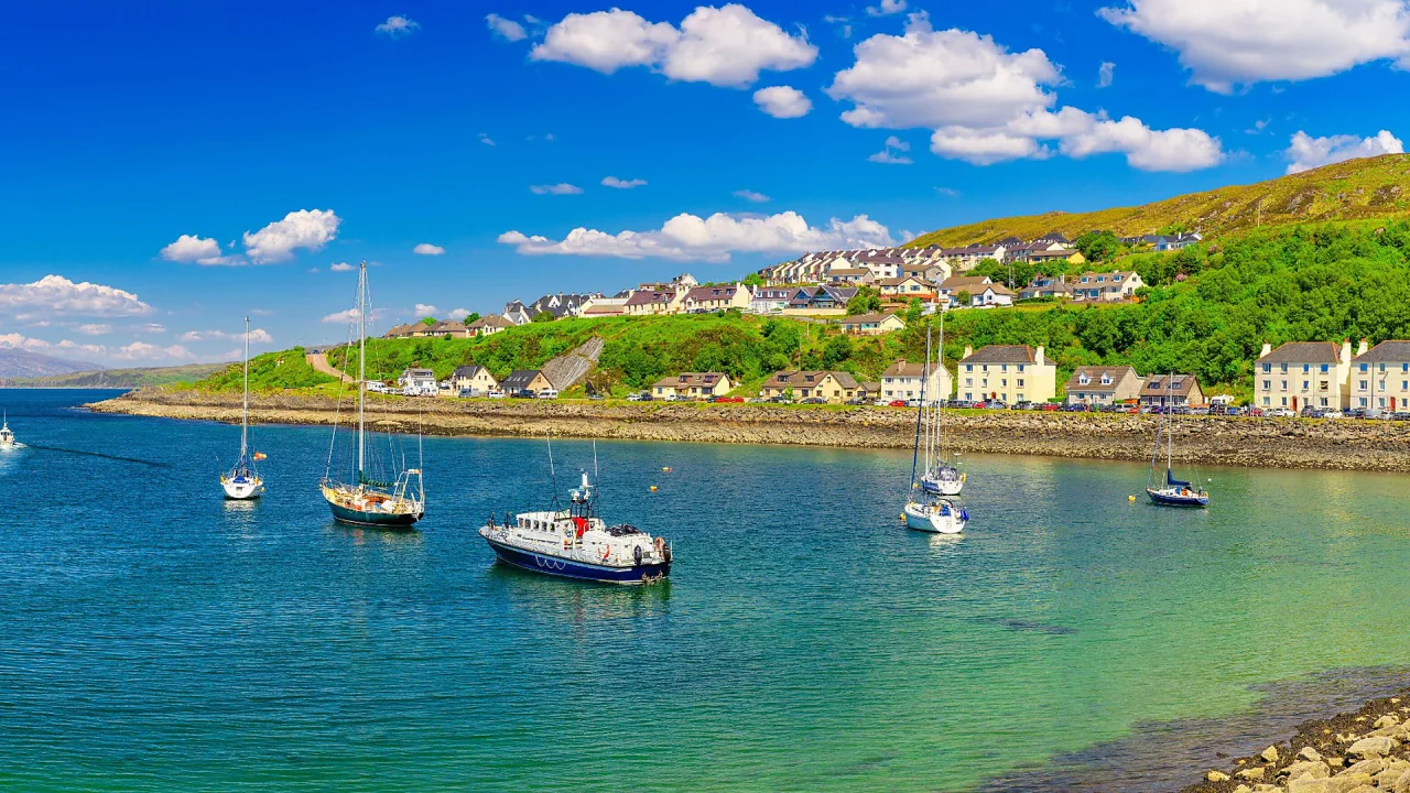 Mallaig haven en veerbootterminal