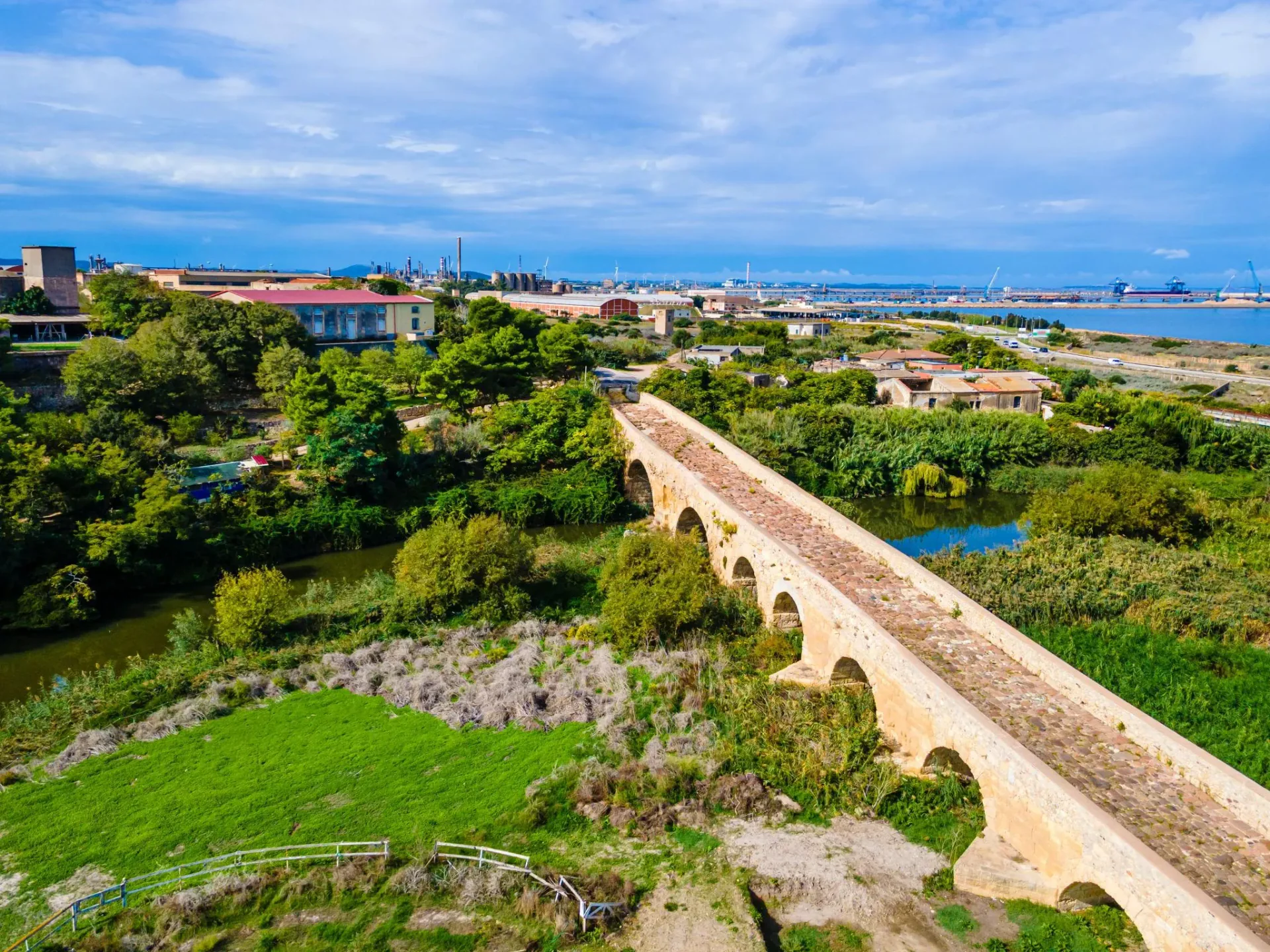 Porto Torres haven in noordelijke Sardinië