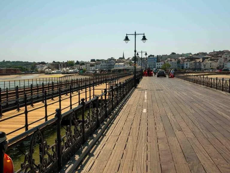 Ryhet strand, pier en Isle of Wight trekpleisters
