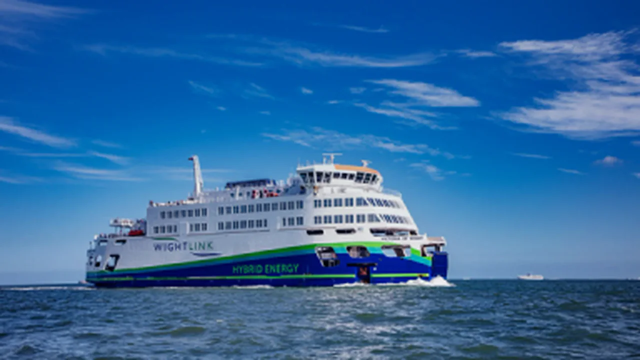 Victoria of Wight-veerboot op de Solent