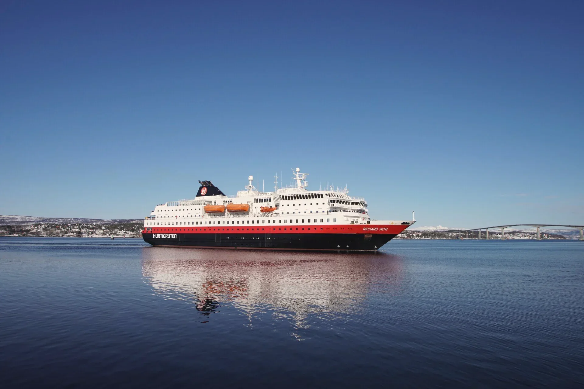 MS Richard With, een actueel schip van Hurtigruten Coastal Express