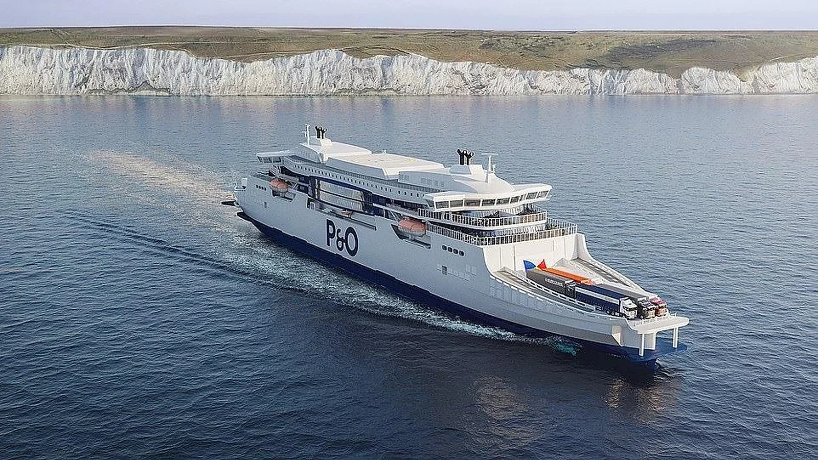 P&O Ferries passagiers en voertuigen schip