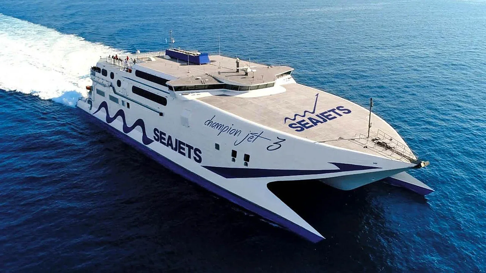 Seajets hogesnelheidspassagiersveerboot