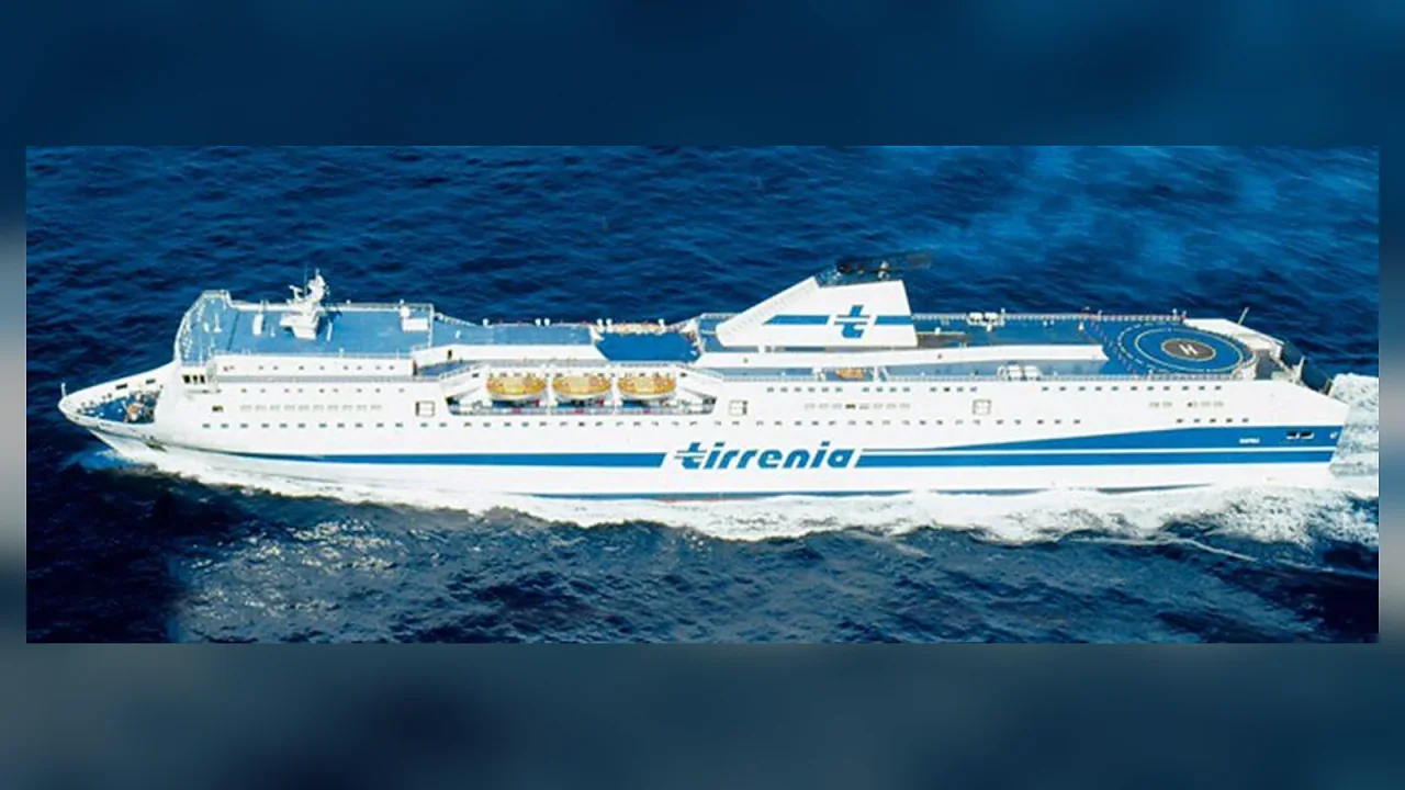 Tirrenia passagiers- en autoveerboot
