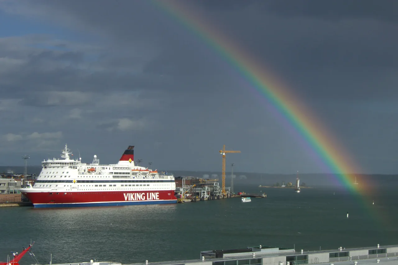 Viking Line veerboot Gabriella bij Helsinki
