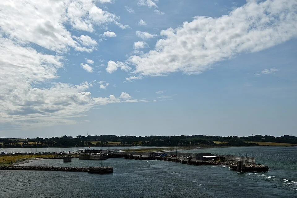 Kust en havenomgeving van Bøjden