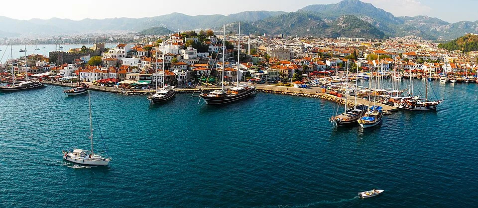 Kust en havenomgeving van Marmaris