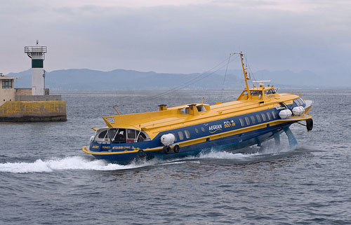 Egeïsche vliegende dolfijnen - draagvleugelboot voor Egeïsche vliegende dolfijnen